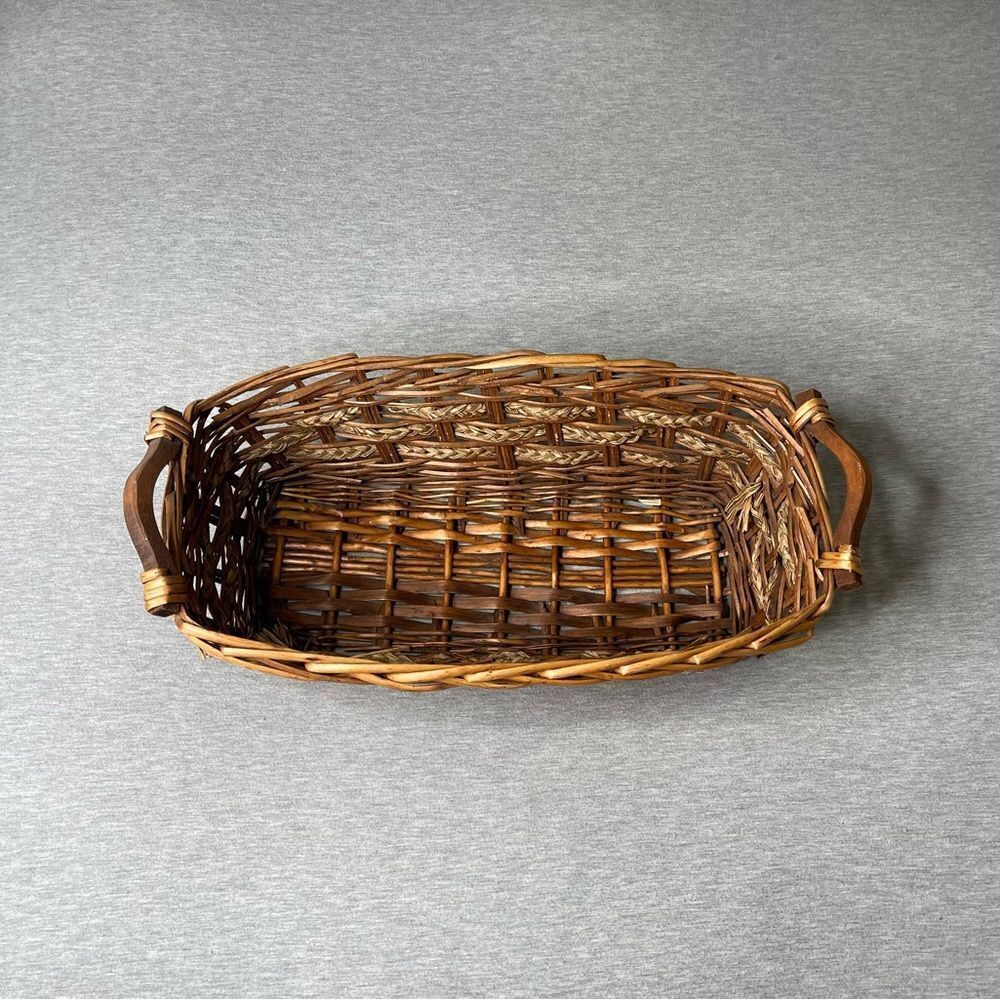 Target 18”x9” Wicker Woven Long Storage Basket with Handles
